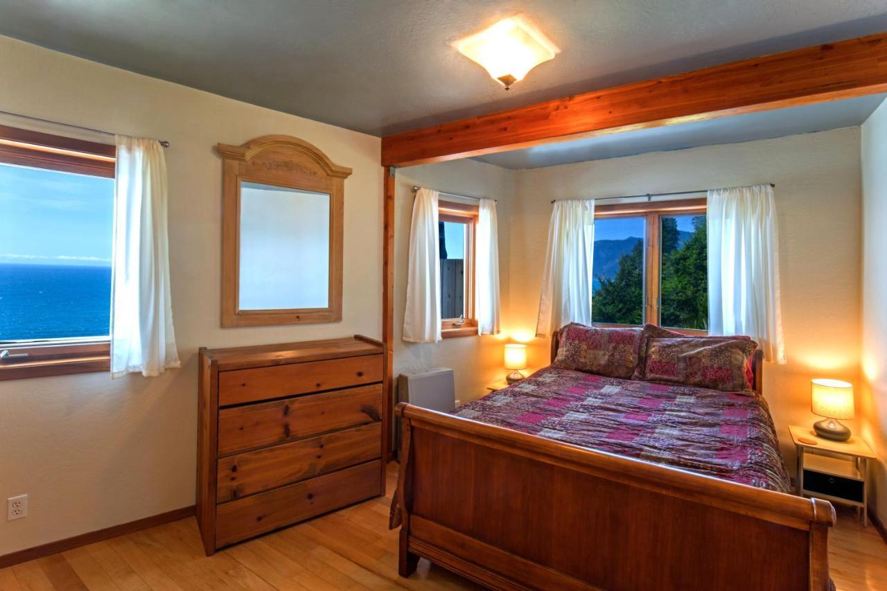 Amazing Oceanview 2 Bedroom Oceanfront! By Oceanviewhottubs Shelter Cove, Ca Tesla Ev Station Bagian luar foto